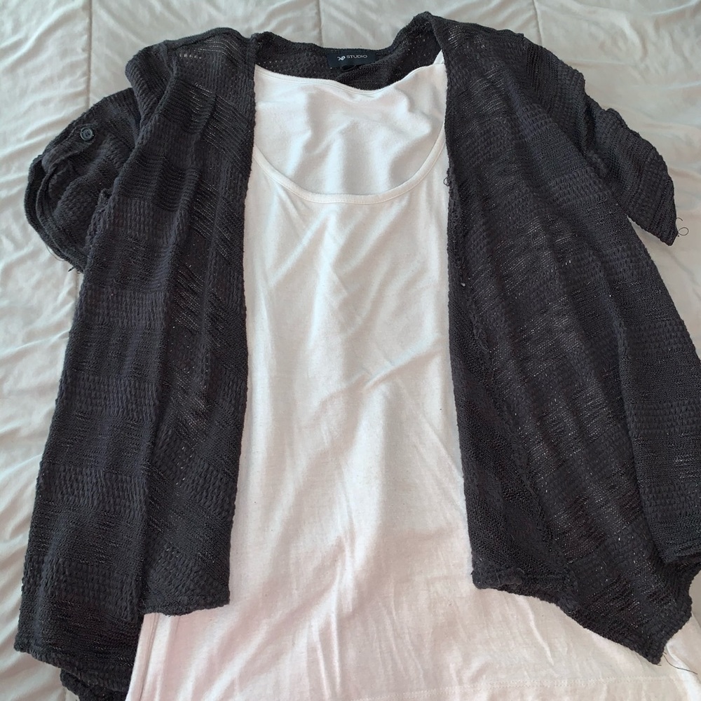 Cardigan With built in tank